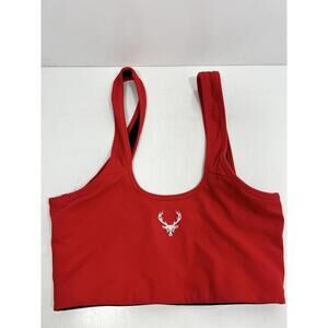 Bucked Up Red Sports Bra Women Size Small